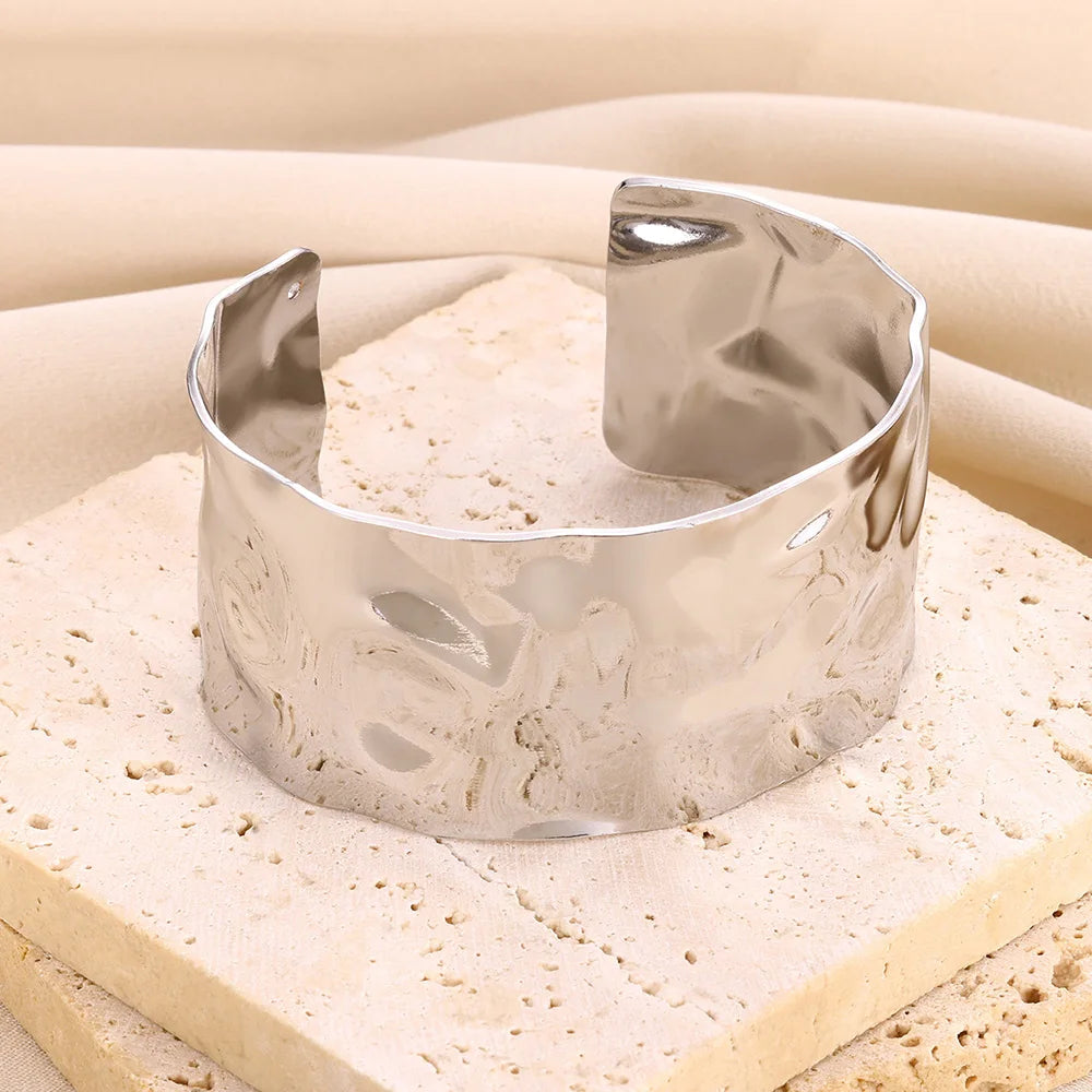 Luxury Gold Irregular Bangle