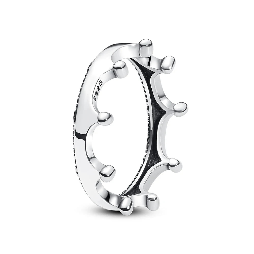 Crystal Love Crown Ring