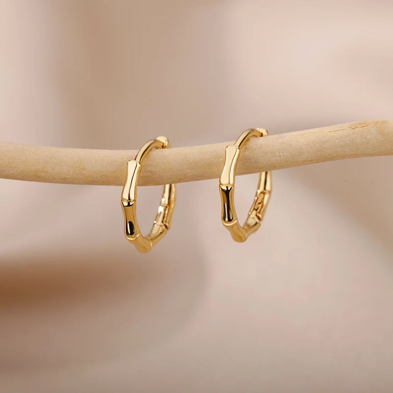 Celeste Star Hoop Earrings