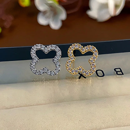 Celeste Bloom Leaf Studs