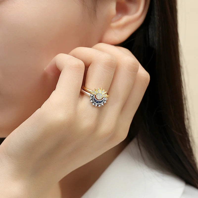 Crystal Love Crown Ring