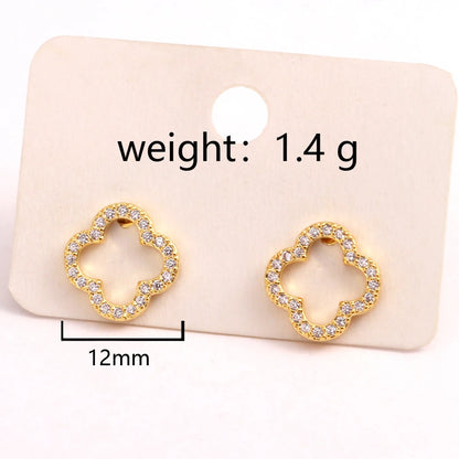 Celeste Bloom Leaf Studs