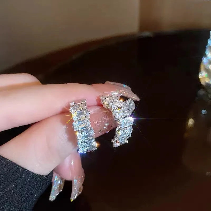 Celeste Pearl Circle Earrings
