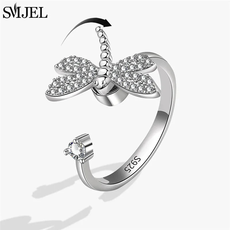 Rotating Charm Anxiety Ring