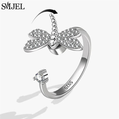 Rotating Charm Anxiety Ring