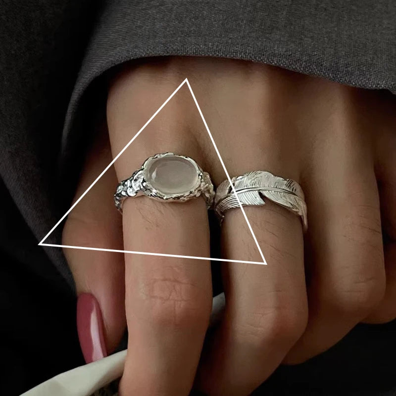 Celeste Double Wave Silver Ring