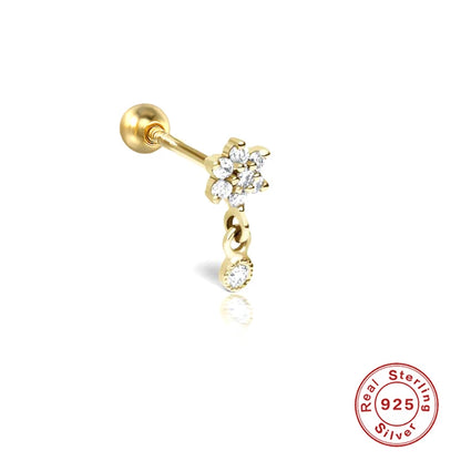 Celeste Moonstar Tassel Stud