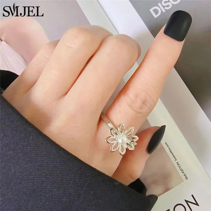 Rotating Charm Anxiety Ring