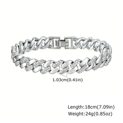 Celeste Gold Paperclip Chain Bracelet
