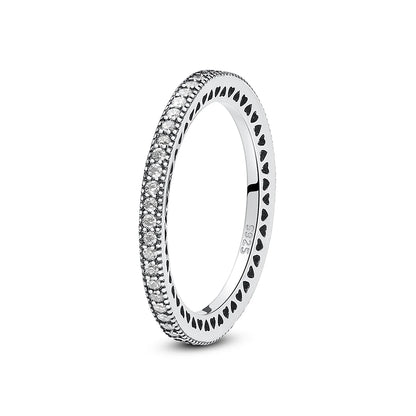 Crystal Love Crown Ring