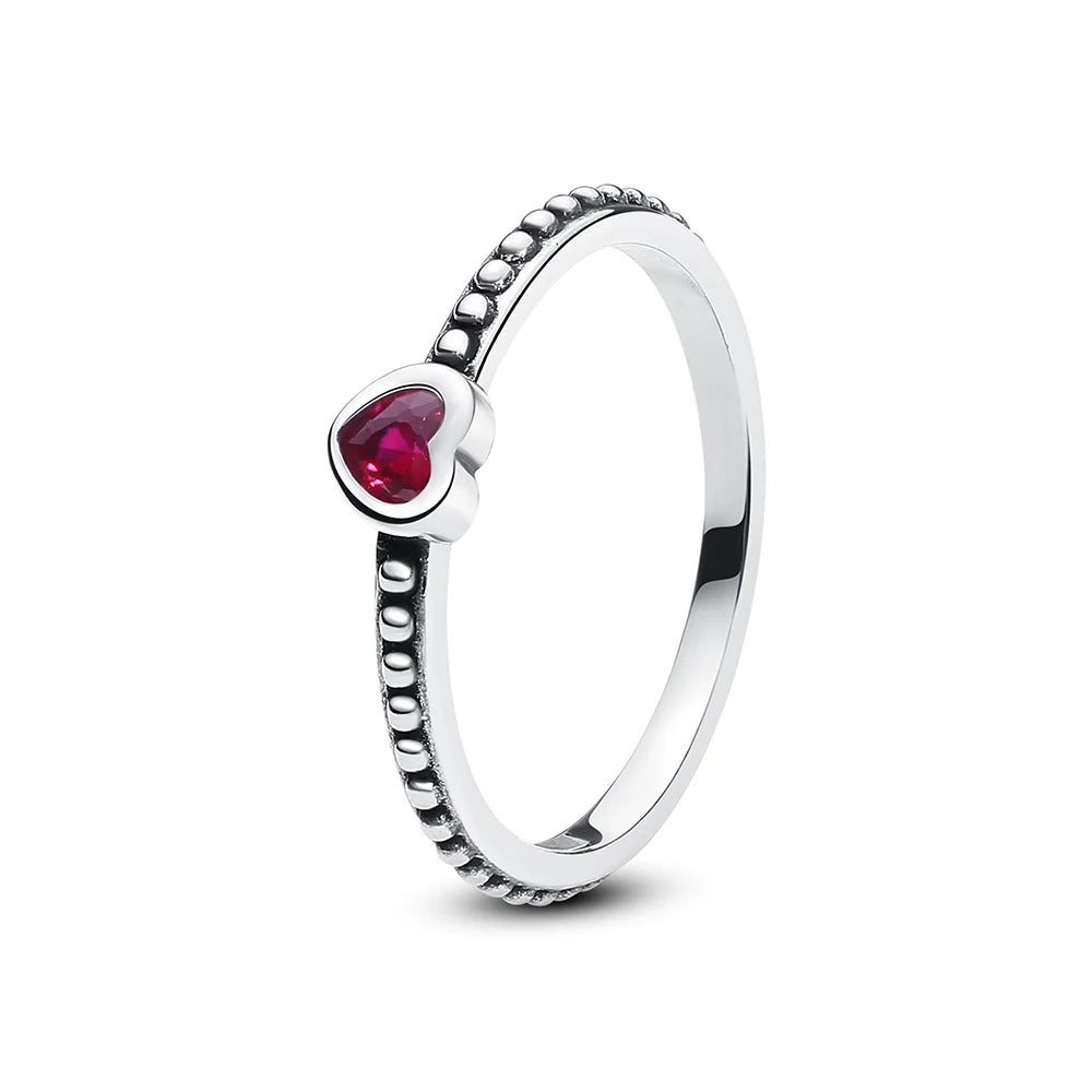 Crystal Love Crown Ring