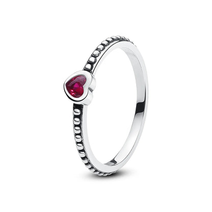 Crystal Love Crown Ring