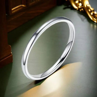 Celeste Smooth Couple Band Ring