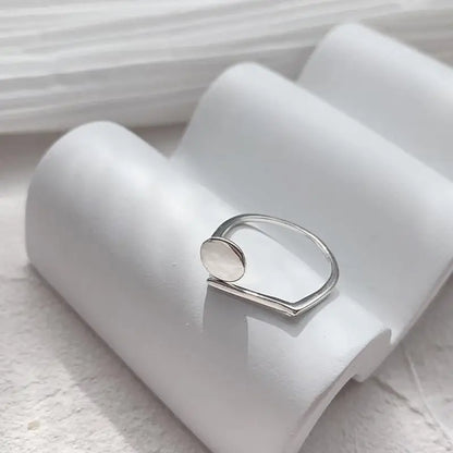 Vintage Geometric Charm Ring