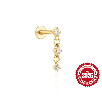 Celeste Moonstar Tassel Stud