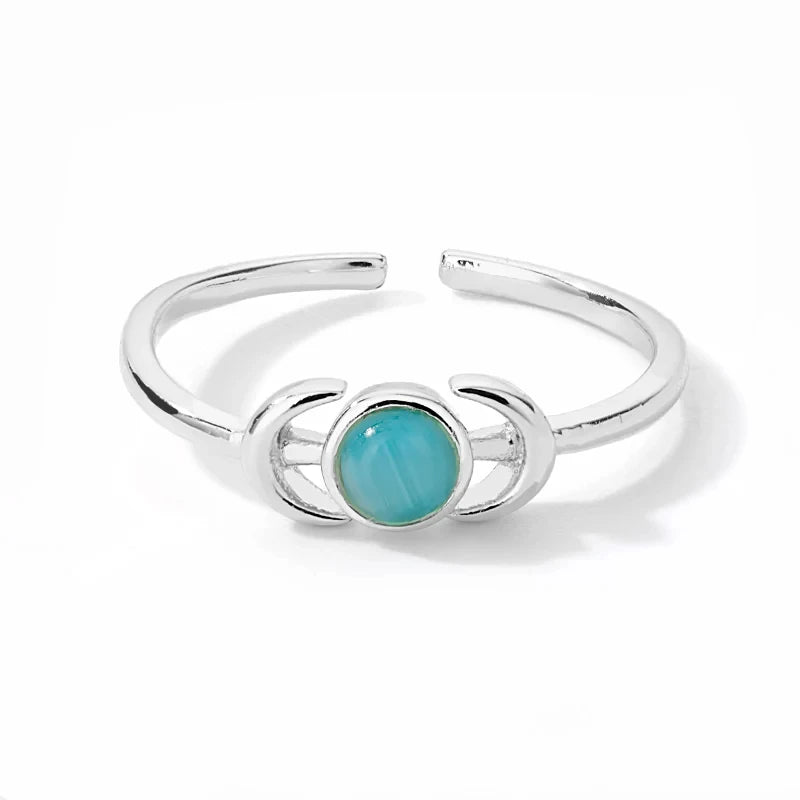 Ethereal Opal Flower Ring