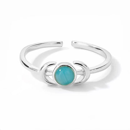 Ethereal Opal Flower Ring