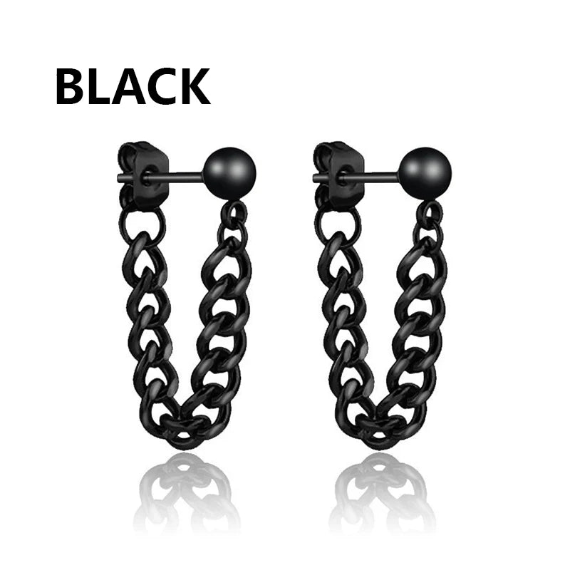 Celeste Cross Feather Studs