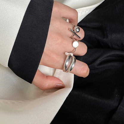 Vintage Geometric Charm Ring