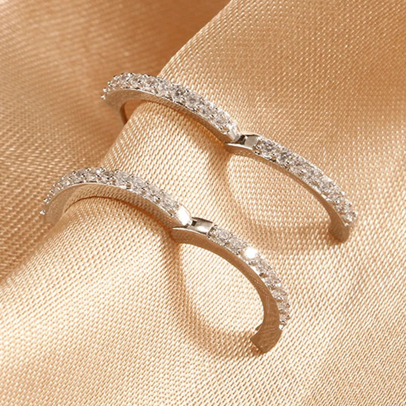 Aurelia Crystal Hoops