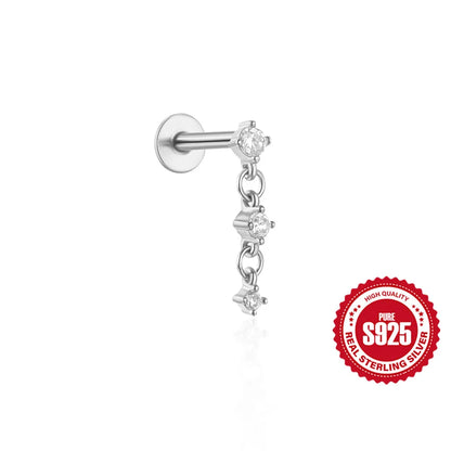Celeste Moonstar Tassel Stud