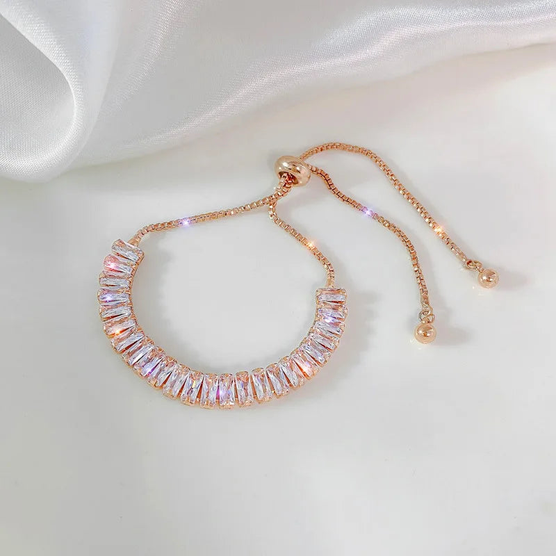 Celeste Gold Rhinestone Bracelet