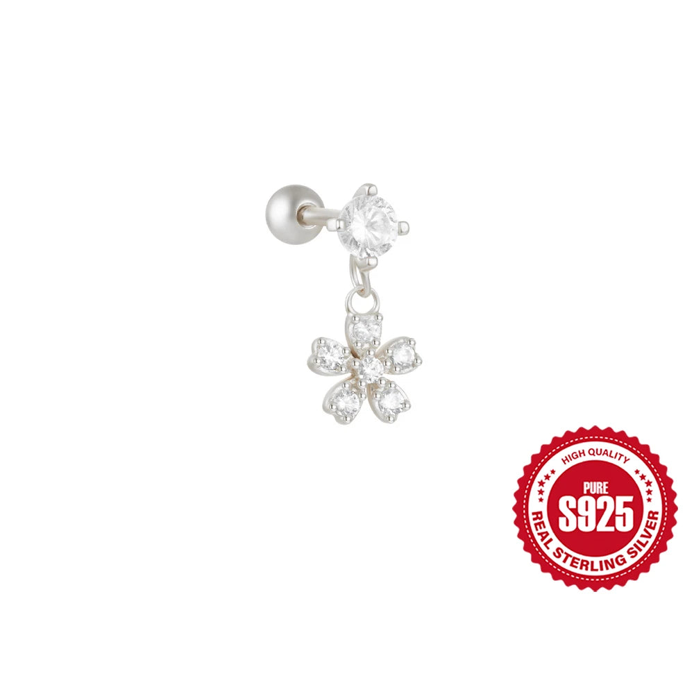 Celeste Moonstar Tassel Stud