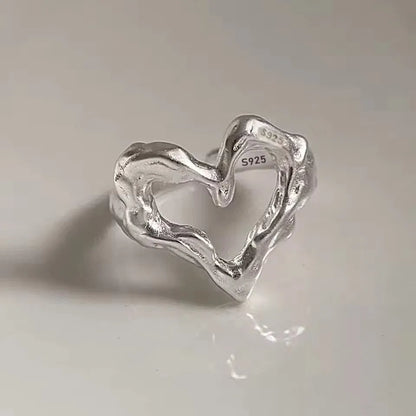 Retro Floral Sterling Ring
