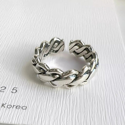 Vintage Geometric Charm Ring