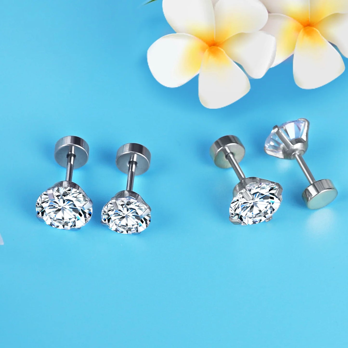 Celeste Crystal Prong Studs