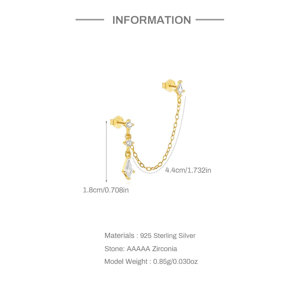 Celeste Moonstar Tassel Stud