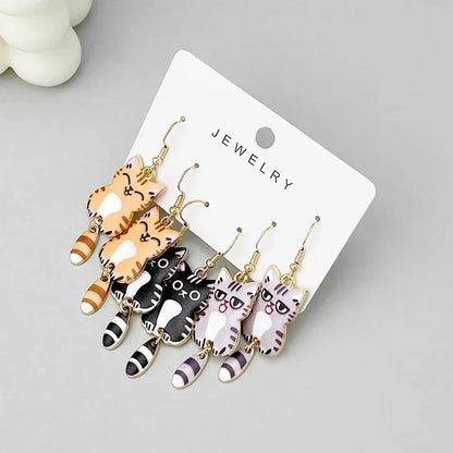 Celeste Cat Charm Earring