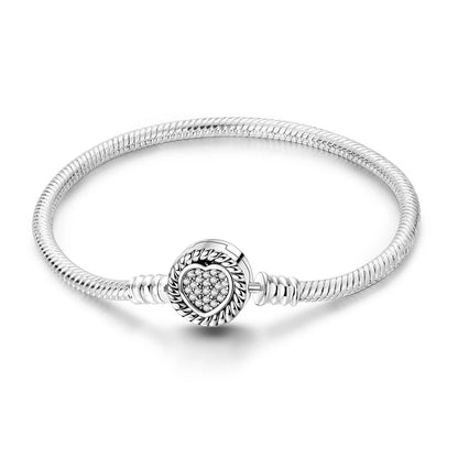 Holy Mother Heart Charm Bracelet