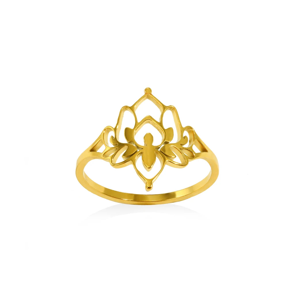 Ethereal Opal Flower Ring