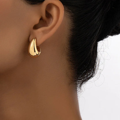 Celeste Gold Teardrop Earrings