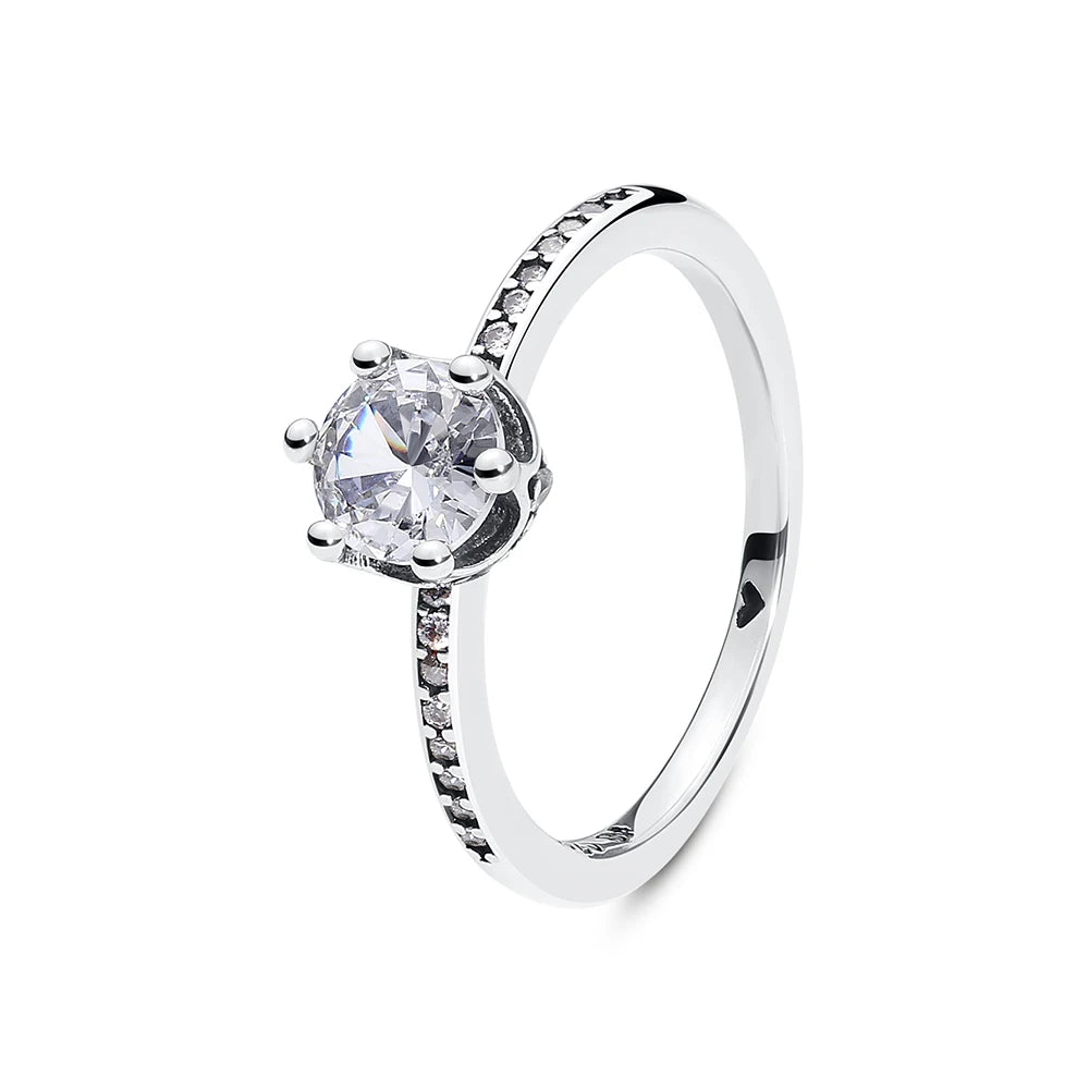 Crystal Love Crown Ring
