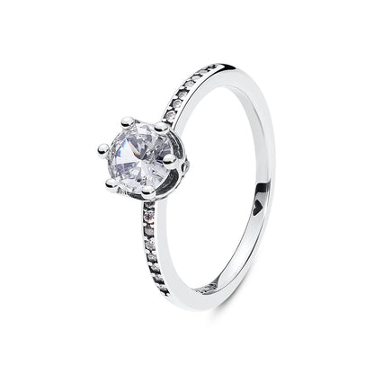 Crystal Love Crown Ring