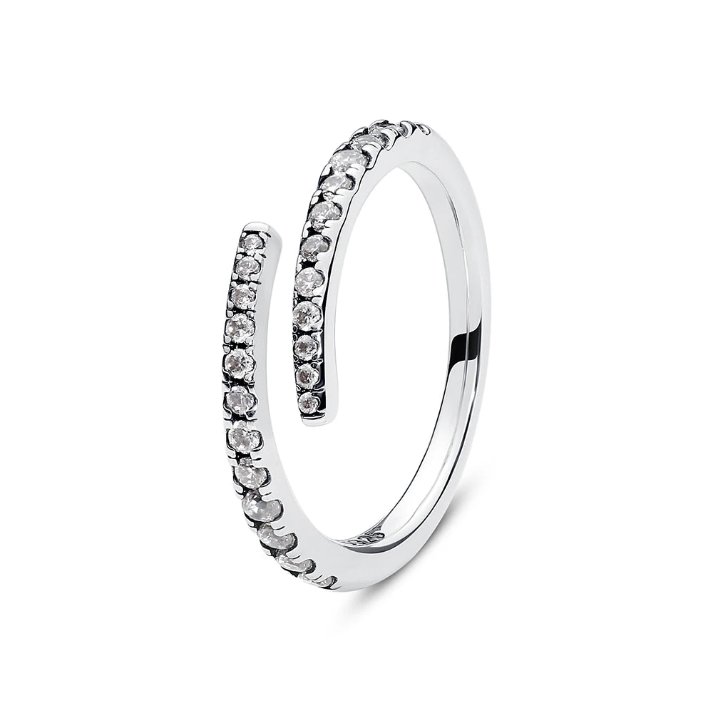 Crystal Love Crown Ring