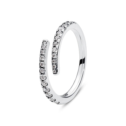 Crystal Love Crown Ring