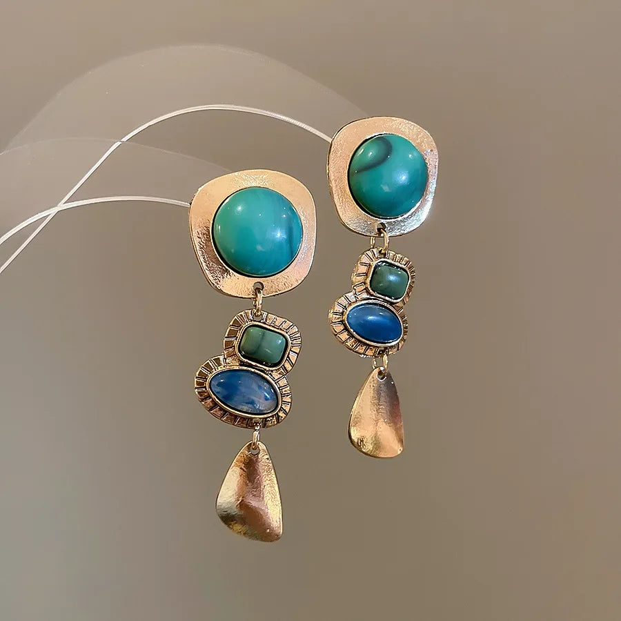 Celeste Ruby Oval Studs