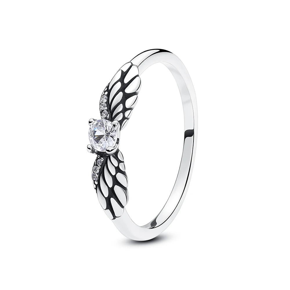Crystal Love Crown Ring