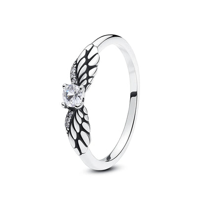 Crystal Love Crown Ring