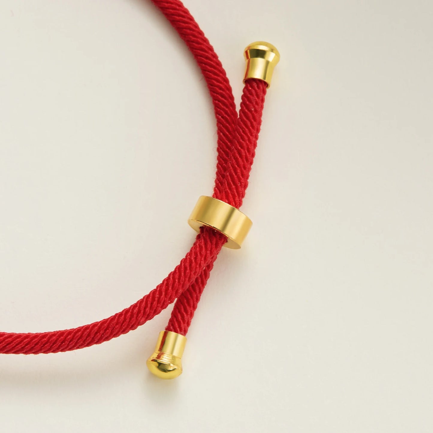 Celeste Heart Initial Rope Bracelet