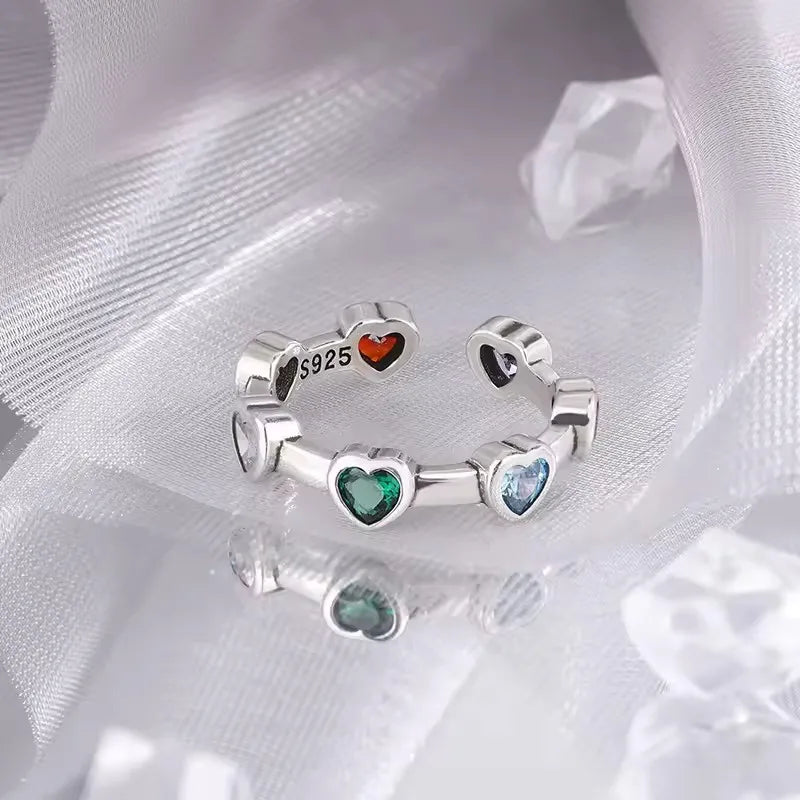Retro Floral Sterling Ring