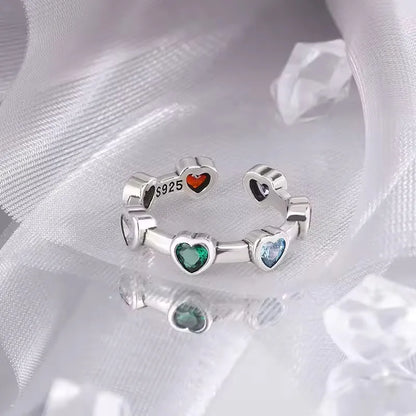 Retro Floral Sterling Ring
