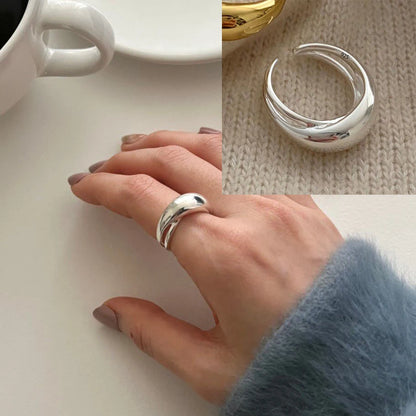 Vintage Geometric Charm Ring