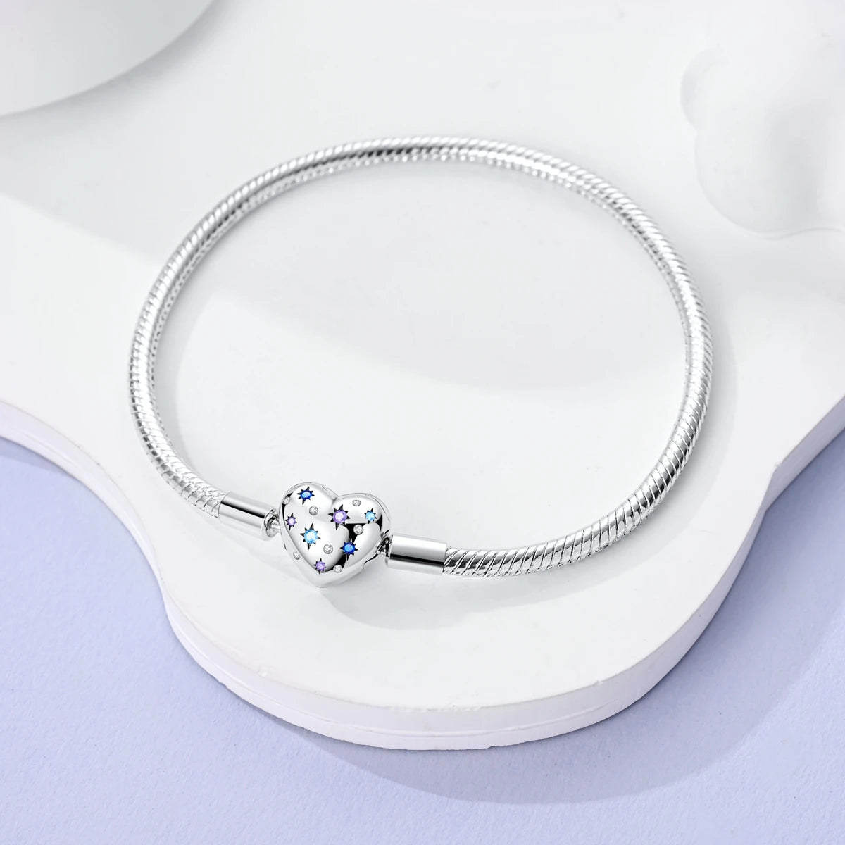 Holy Mother Heart Charm Bracelet