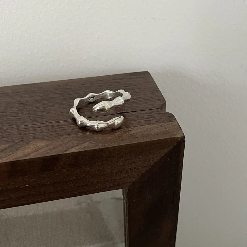 Vintage Geometric Charm Ring