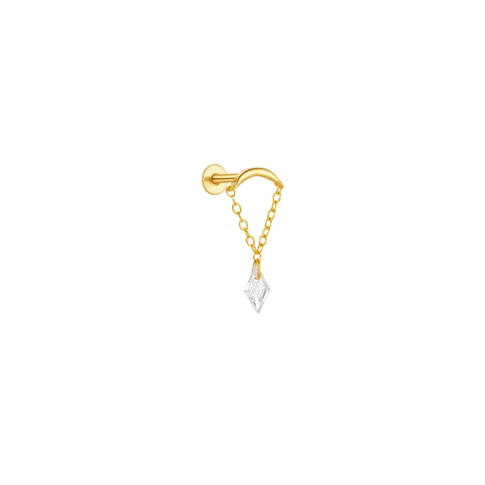 Celeste Moonstar Tassel Stud