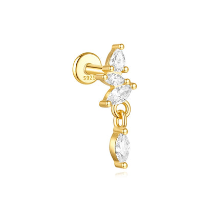 Celeste Moonstar Tassel Stud